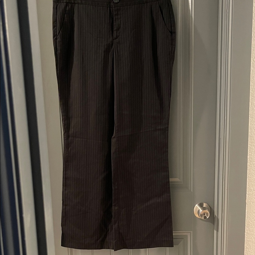 Dockers women’s Dark Pinstripe Trousers